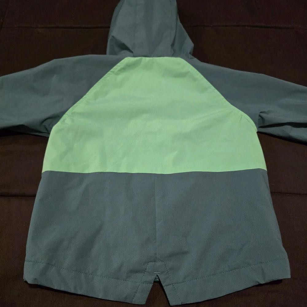 Cat & Jack Boys Lightweight Hooded‎ Toddler Jacket Green Size 18 Months